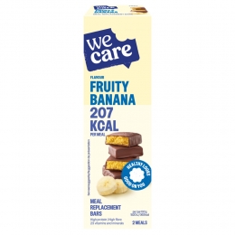 WeCareMealReplacementBarsFruityBanana116gr