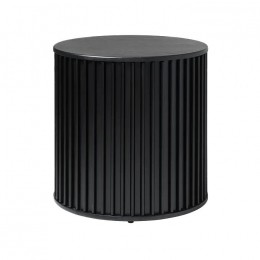OlivineRedmerRondeHoutenBijzettafel60cm-Zwart