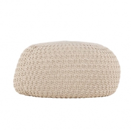 NestlivingSylvieGevlochtenRondePoefBeige-60cm
