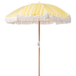 Beliani-MONDELLO-Parasol-Geel-Polyester