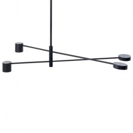 Beliani-BANDON-Hanglamp-Zwart-IJzer