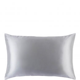 SlipSilkPillowcase-Queen-Silver