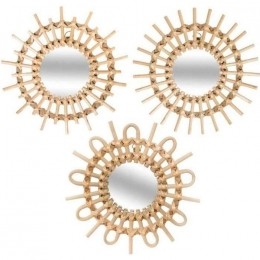 ATMOSPHERAZonnespiegelrotan-28cm-Beige