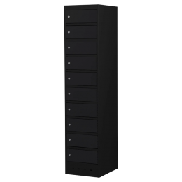 Laptoplocker-10-vaks-metstopcontact-CLP-302Zwartral9005