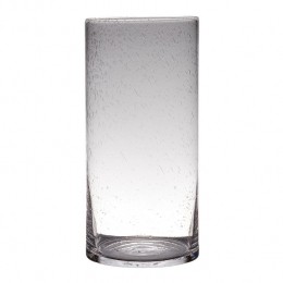 HakbijlGlassArcherSodaBubblesCilinderVaas-H40xD19cm