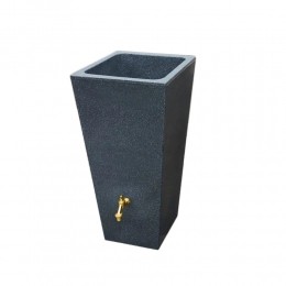 Regentonmanhattangrijs200LinclmessingkraantjePrestige-Prestige