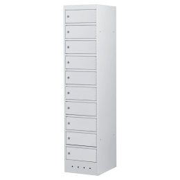 Laptoplocker-10-vaks-metstopcontact-CLP-302Grijsral7035