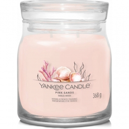 YankeeCandleGeurkaarsMediumJarPinkSands368gr