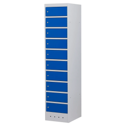Laptoplocker-10-vaks-metstopcontact-CLP-302Kleurstellingopmaat