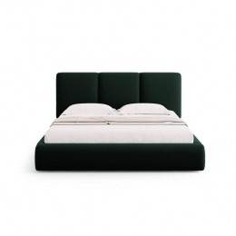 WindsorCoHorizonBedframemetOpbergvak-200x200cm-FluweelFlessengroen