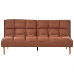 Beliani-SILJAN-Slaapbank3-zits-Goudbruin-Polyester