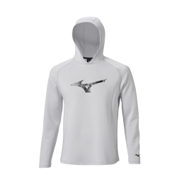 MizunoGStyleRBHoodieGrijsDamesHerenMaatS