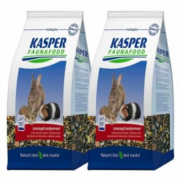 2xKasperFaunafoodKonijnenvoerGemengd35kg