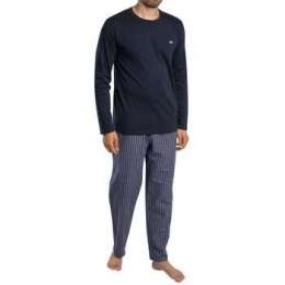 PyjamasnachthemdenEmporioArmaniControleerpyjamasetmetlangemouwen