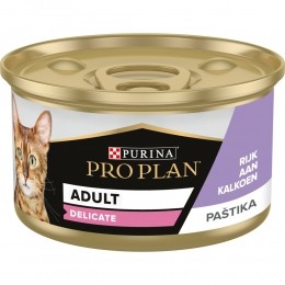 24xProPlanCatBlikMousseDelicateKalkoen85gr