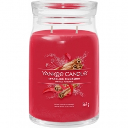 YankeeCandleGeurkaarsLargeJarSparklingCinnamon567gr