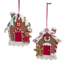 GingerbreadHuisjeh12cmOrnamentkerstbalKurtSAdler-Kurtsadler