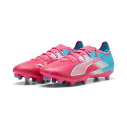 PUMAUltra6MatchRe-ChargeGrasKunstgrasVoetbalschoenenMGRozeBlauwWit