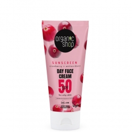 3xOrganicShopZonnebrandcrmeGezichtSPF50Vettehuid50ml