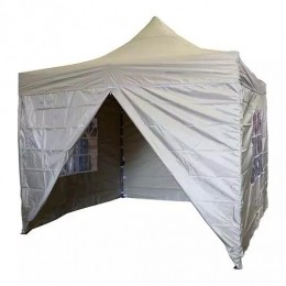 PartytentMallorca300x300cmBeigeBuitengewoondeBoet-Buitengewoondeboet