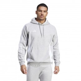 adidasTiro24SweatHoodieLichtgrijsWit