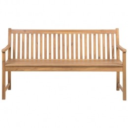 Beliani-VIVARAL-Tuinbank-Lichthout-FSCgecertificeerdacaciahout