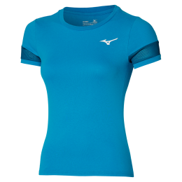 AthleticsMizunoTeeBlauwjayDamesMaatL