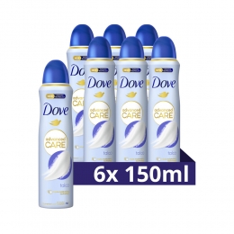 6xDoveDeodorantSprayAdvancedCareTalco150ml