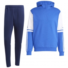 adidasSquadra25SweatHoodedTrainingspakBlauwDonkerblauwWit