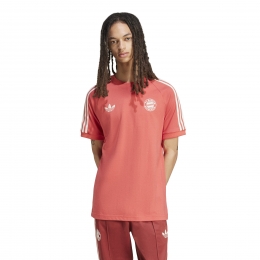 adidasBayernMnchenCulturewearT-Shirt2024-2025RoodWit
