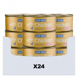 24xPrinsSoftPatKattenvoerNatKip70gr