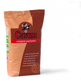 2xCavomCompleetHondenvoerDroogPup-Junior14kg