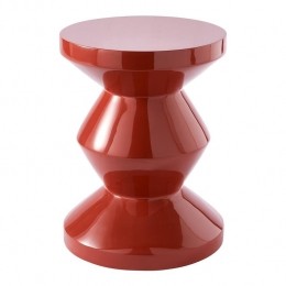 POLSPOTTENZigZagBijzettafel-Koraalrood