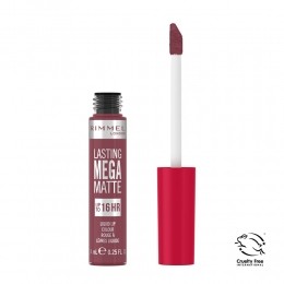 RimmelLastingMegaMatteLiquidLipstickRavishingRose90074ml
