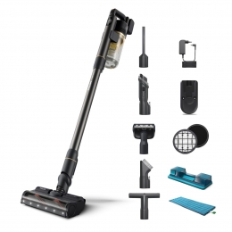 PhilipsXC705701SteelstofzuigerzonderzakZwart