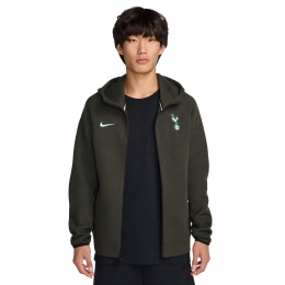 NikeTottenhamHotspurTechFleeceVest2024-2025DonkergrijsGroenLichtblauw