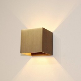 ArtdelightWandlampGymm10x10cmexclG9metallicbrons