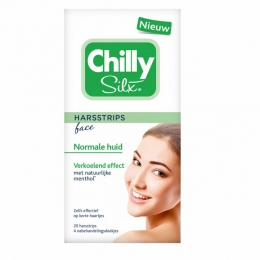ChillySilxHarsstripsGezichtNormalehuid10stuks