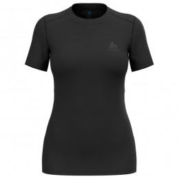 Odlo-WomensMerino160BaselayerCrewNeckSS-Merino-ondergoedmaatMzwart