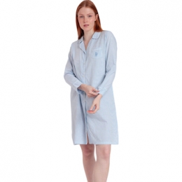 KorteJurkAdmasNachthemdmetlangemouwenStripesHome