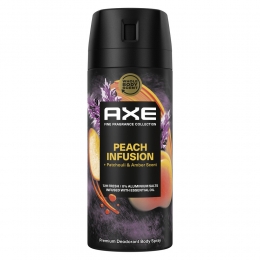 3xAxeDeodorantBodysprayPeachInfusion150ml