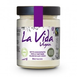 LaVidaVeganWitteKokospastaBio270gr
