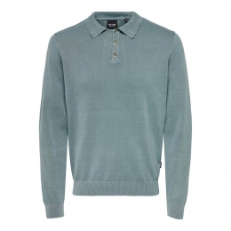 OnlySonsMasonWashPoloKnit