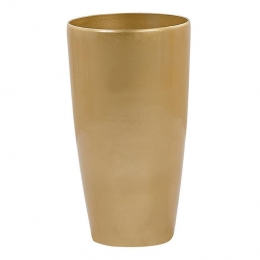 Beliani-TSERIA-Plantenbak-Goud-32cm-Stenenmix