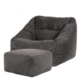iconNataliaZitzakFauteuilmetPoef-Ribfluweel-Houtskool