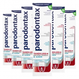 6xParodontaxTandpastaTandvleesGevoeligheidAdem75ml