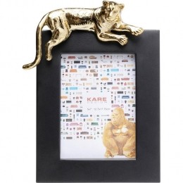 Fotolijsttijger24x29cmzwartengoudKareDesign
