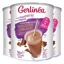 3xGerlineaMilkshakeChocolade436gr