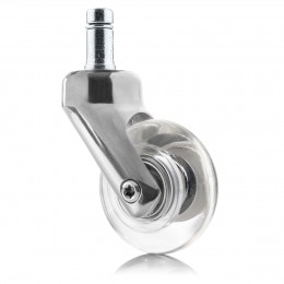 Meubelwielinline-ALU-50mm-zacht-stift-verzinkttransparant