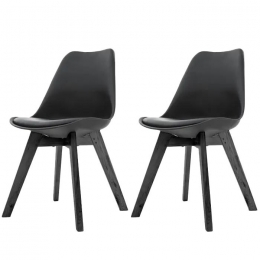 EssenceMaderaeetkamerstoelzwart-Zwartonderstel-Setvan2